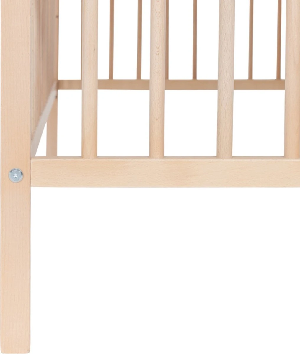 Puck Ledikant Raw Beuken Natural 60x120 Cm - Image 3