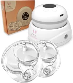 Hunnybunny® Dubbele Borstkolf Electrisch – 12 Standen – Borstkolf Handsfree Kolven - 2x 180 Ml