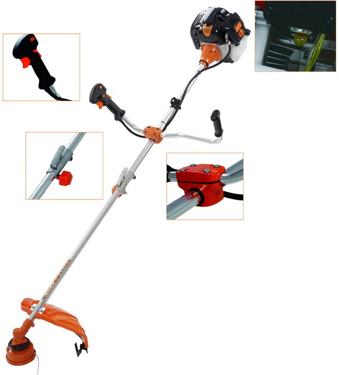 TIMBERPRO - Bosmaaier 2-in-1 - Benzine - Draad En Mes - 52 Cm³ - 3,0 PK. - Image 6
