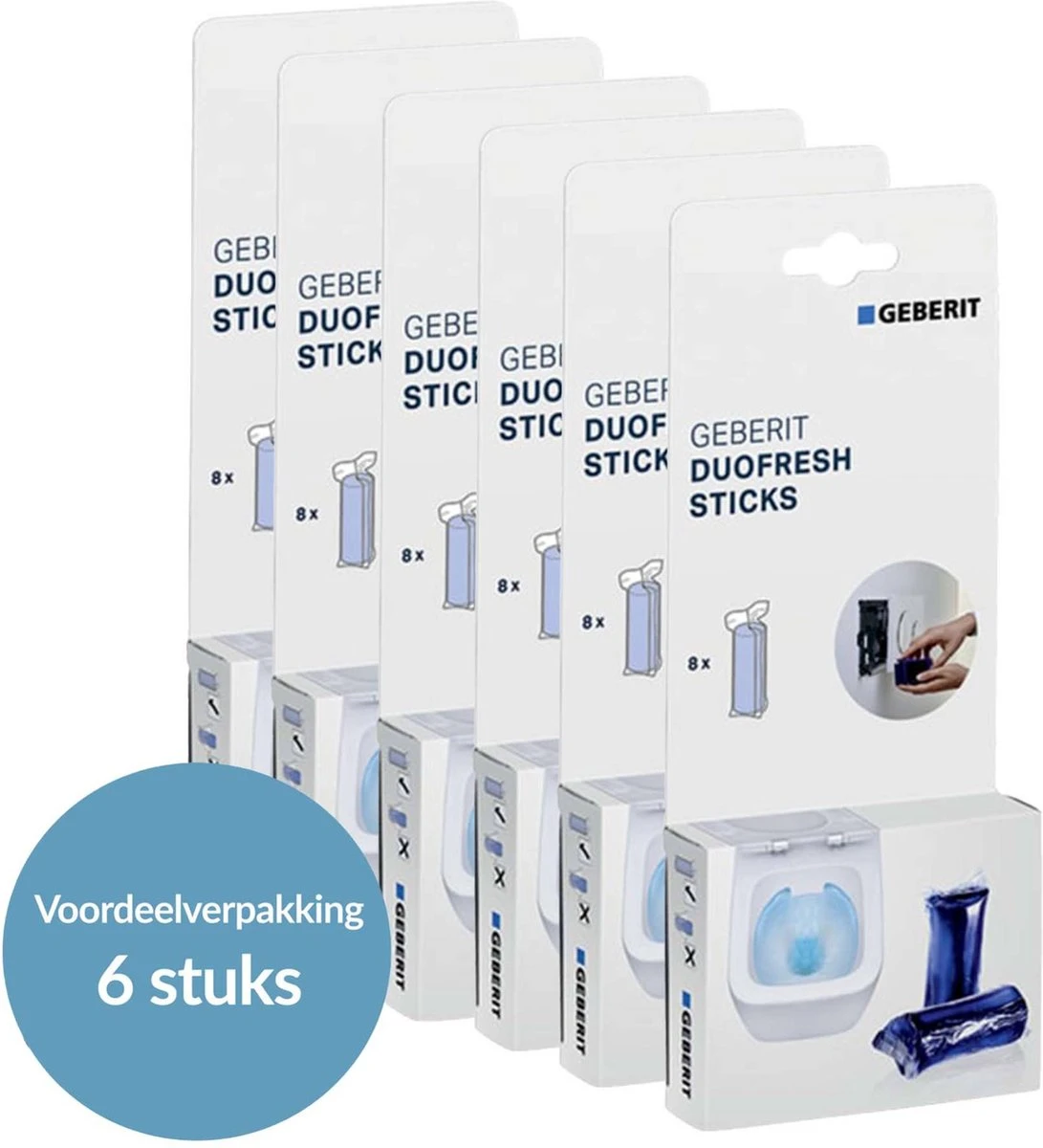 Geberit DuoFresh Sticks - 48 Stuks - Voordeelverpakking - Toilet/WC Blokjes Inbouwreservoir - Image 9