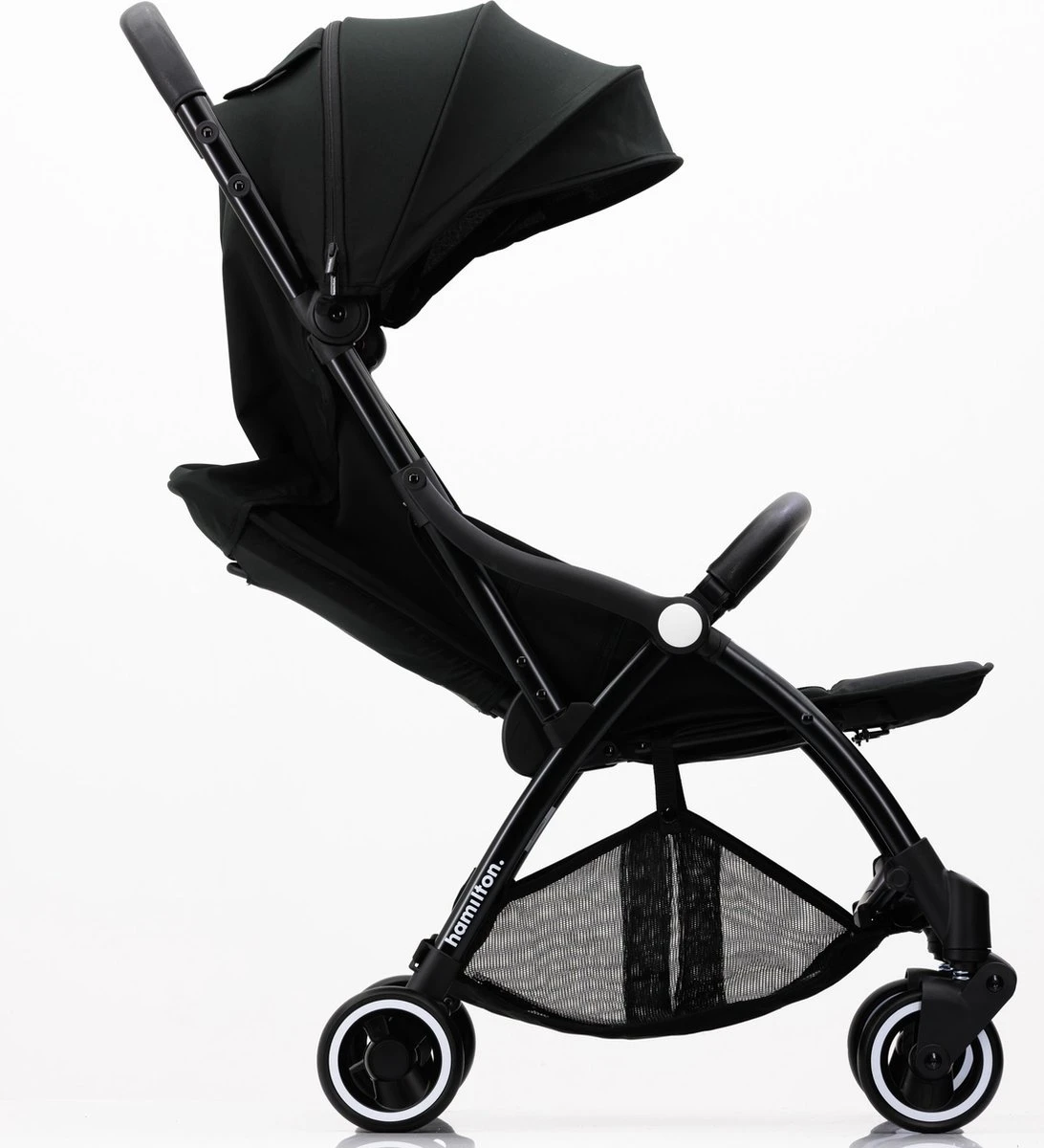 Hamilton By Yoop X1 Plus Buggy – Nieuw, Hoger, Uitgebreider 2023 Model – Premium Stroller Met One Hand Folding Technologie – Zwart – Lichte, Verstelbare En Wendbare Kinderwagen Met Vele Gemakken - Image 14