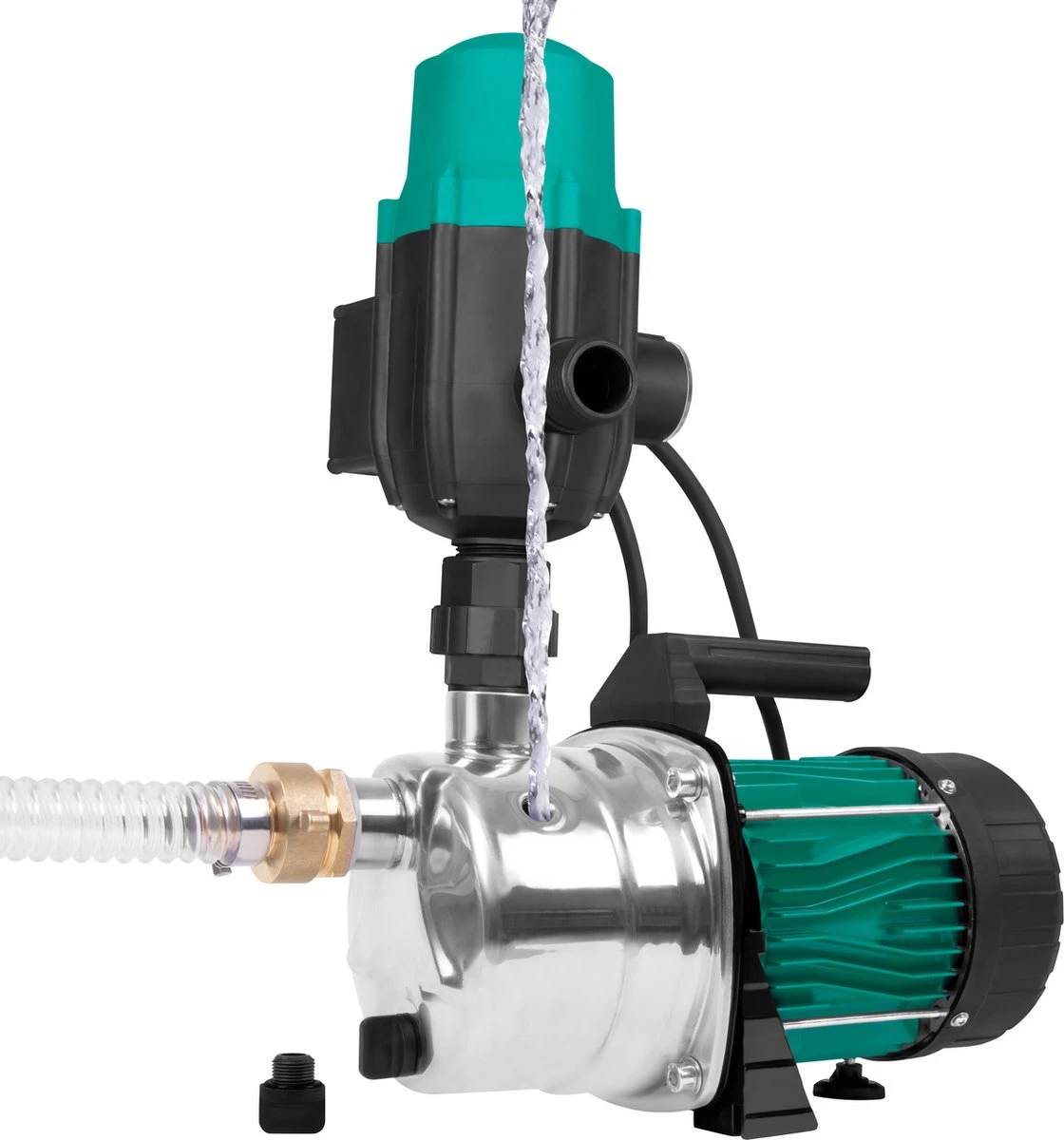 VONROC Hydrofoorpomp / Automatische Pomp - 1000W - 3500l/h - Met Drukschakelaar - Droogloopbeveiliging - Voor Besproeien En Huishoudwater - Image 6