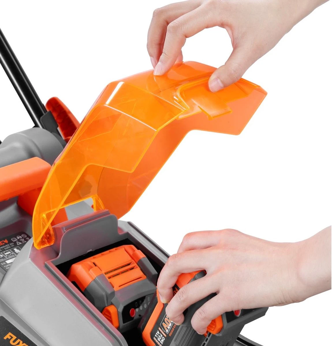 FUXTEC Grasmaaier Accu 40V (2x 20V) - Set Met Batterij (2x 2Ah) En Lader (2.4A Dubbellader) - Image 10