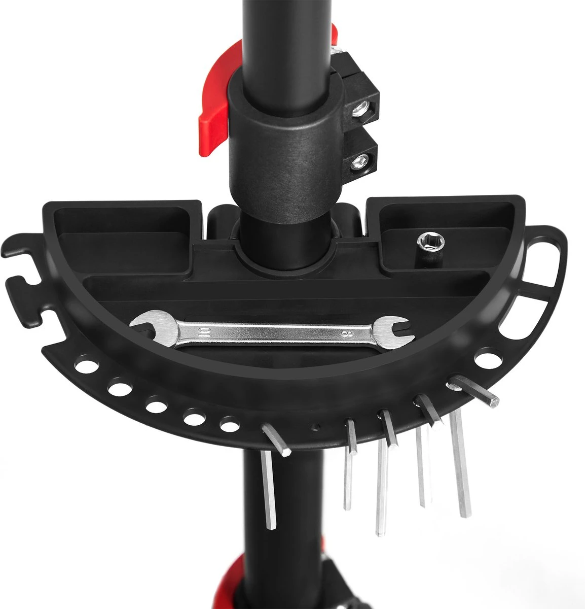 ACAZA Fiets Bevestigingsstandaard Met Snelsluiting, Gereedschapshouder En Stuurhouder, Lichte En Draagbare Reparatie Standaard Voor Fietsen, Zwart Statief - Image 3