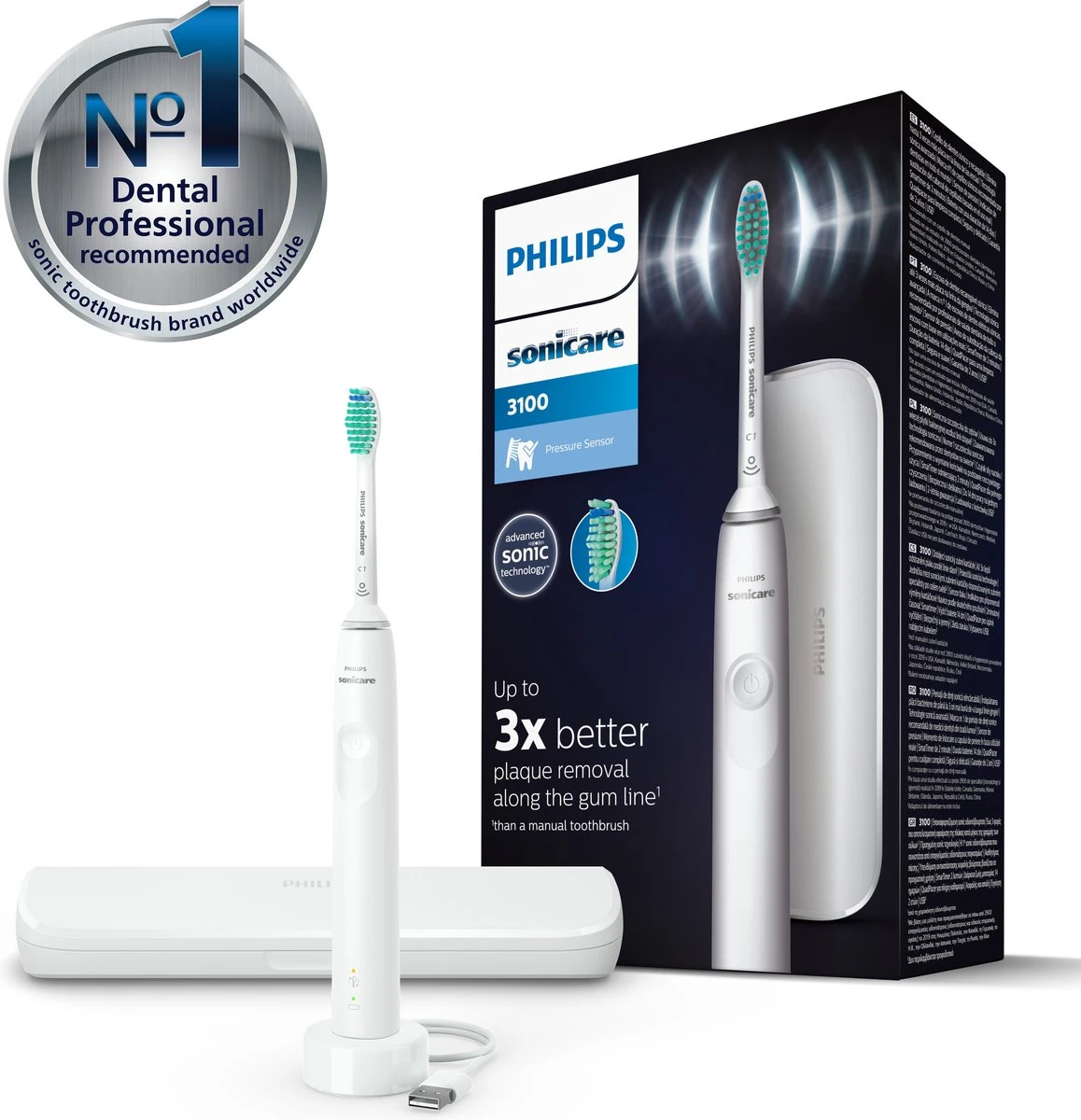 Philips Sonicare Series 3100 HX3673/13 - Elektrische Tandenborstel - Image 2