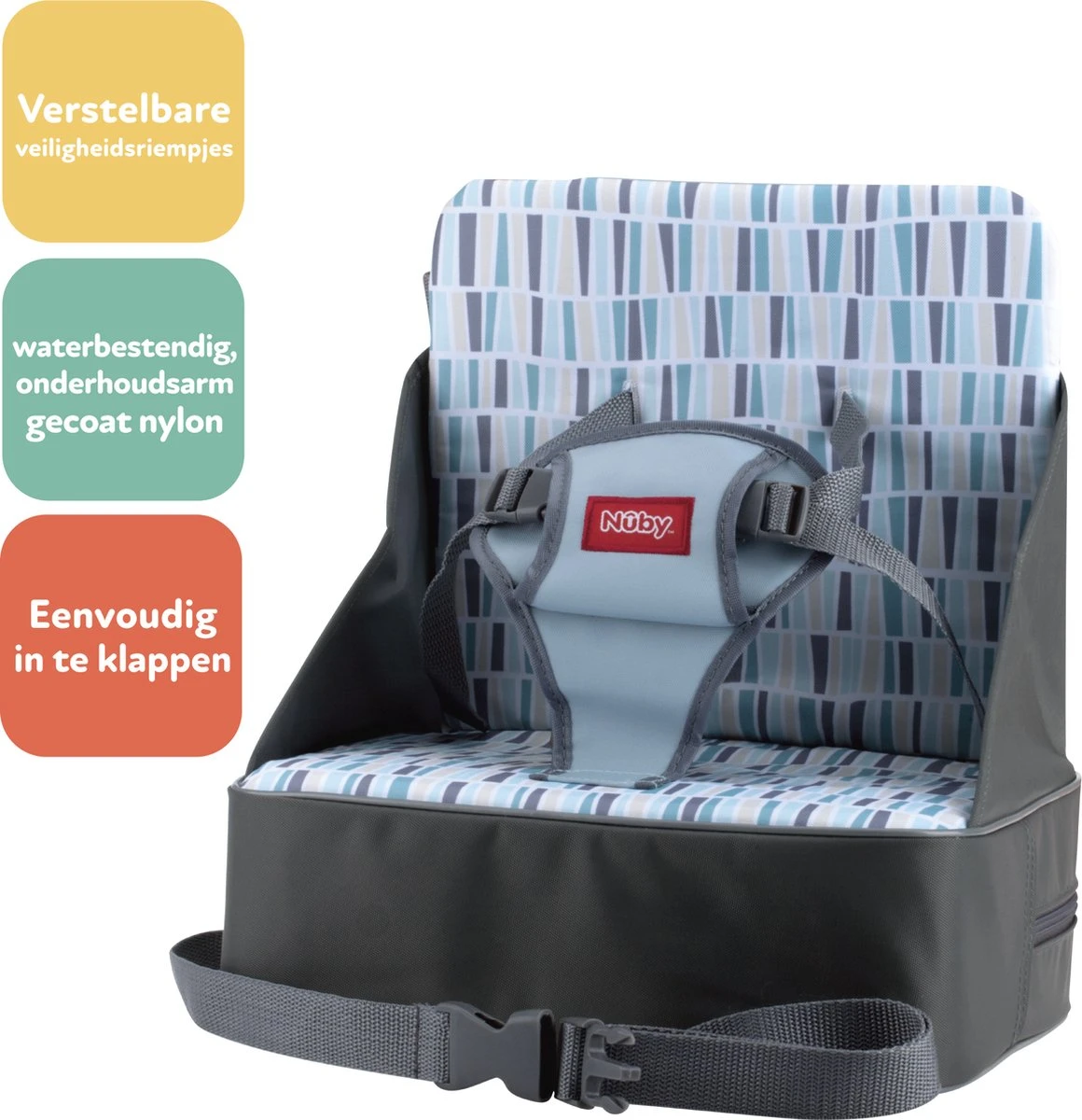 Nuby - Booster Seat - Kinderzitje - Grijs - 9m+ - Image 4