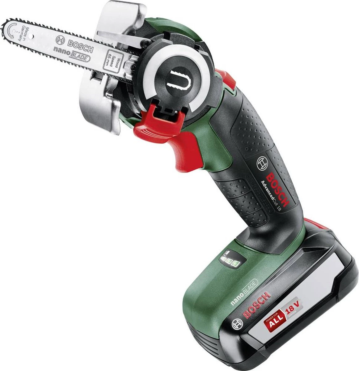 Bosch AdvancedCut 18 Microkettingzaag - Met 1 X 18 V Accu En Lader - Image 2