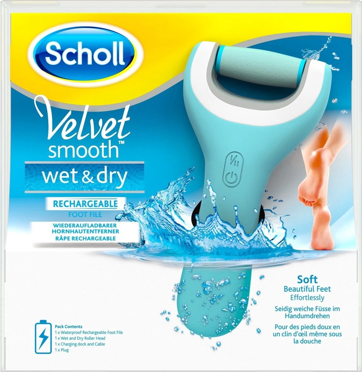 Scholl Velvet Smooth Voetvijl Wet & Dry - Starter - 1 Stuk