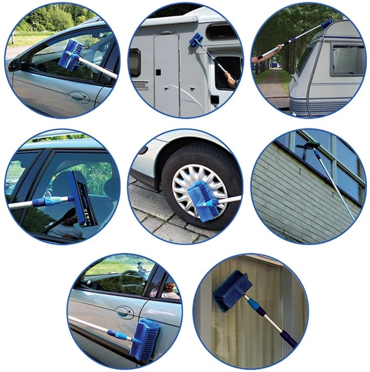 PROPLUS Pro Plus Wasborstel - Heavy Duty - Telescopische Steel - Uitschuifbaar Tot 3 Meter - Image 11