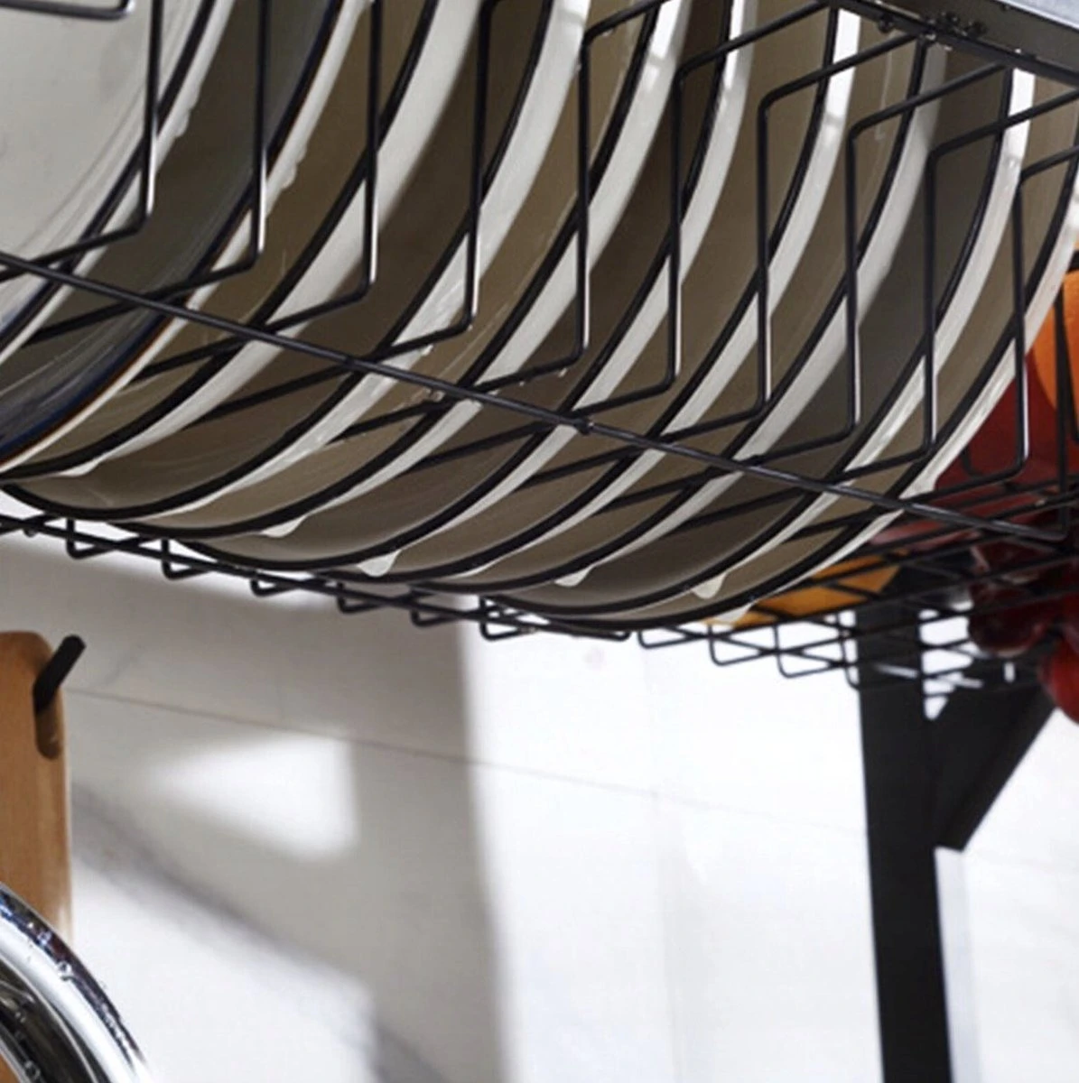 Afdruiprek Droger Zwart Voor Bestek Boven De Gootsteen 65 Cm X 29 Cm X 52 Cm - Image 4