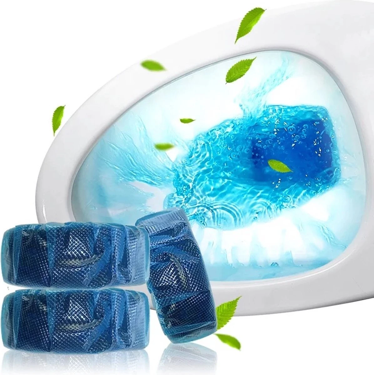 Merkloos Toiletblokjes Voor Inbouwreservoirs – WC-blokjes – Toiletblokken In Een Voordeelverpakking – 30 Stuks - Image 4