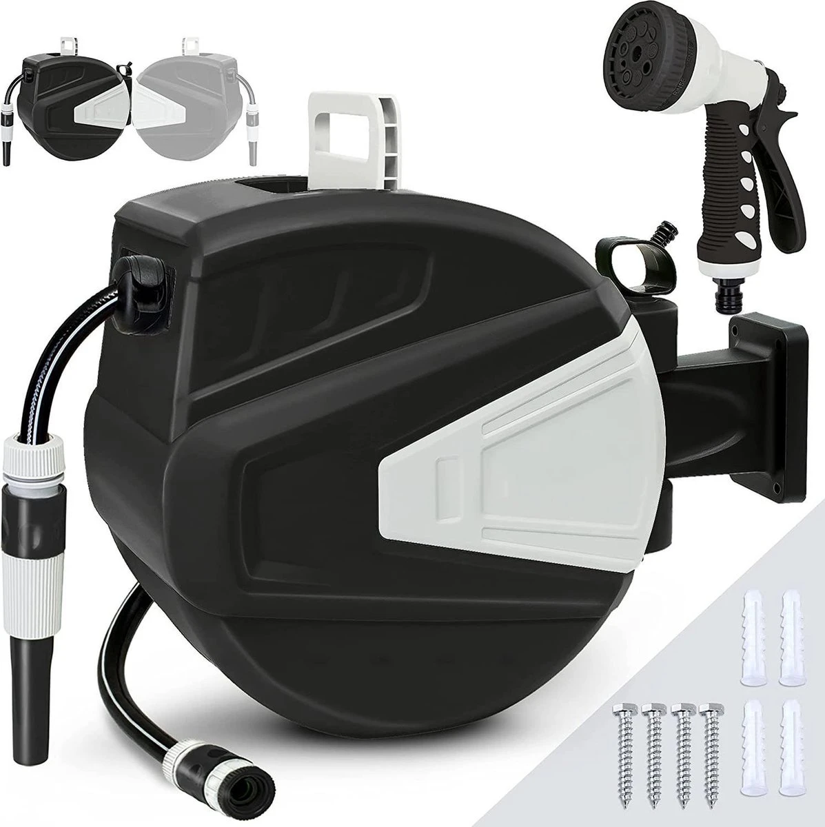 Sens Design Slanghaspel - Tuinslang Haspel - Automatisch - Zwart - 20m - Image 6