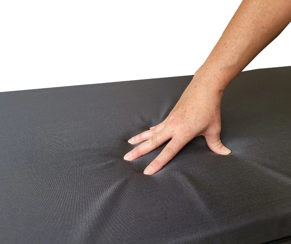 Wood4you - Tuinbank - Ameland - 'Doe Het Zelf' Bouwpakket Steigerhout 152Lx72Hx57D Cm - Incl Kussen - Image 3