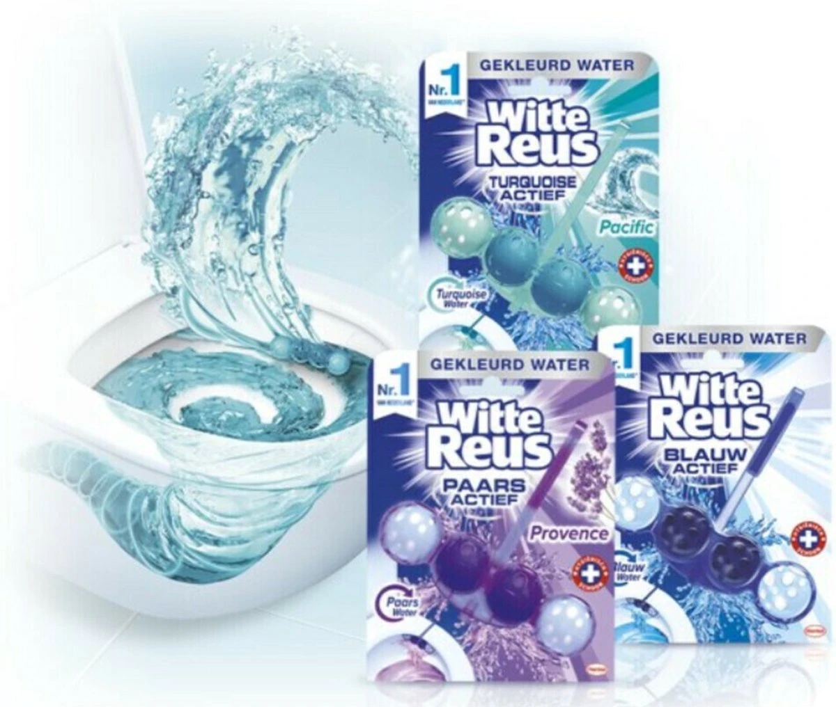 Witte Reus Blauw Actief Toiletblok - Hygiëne - WC Blokjes Voordeelverpakking 20 Stuks - Image 5