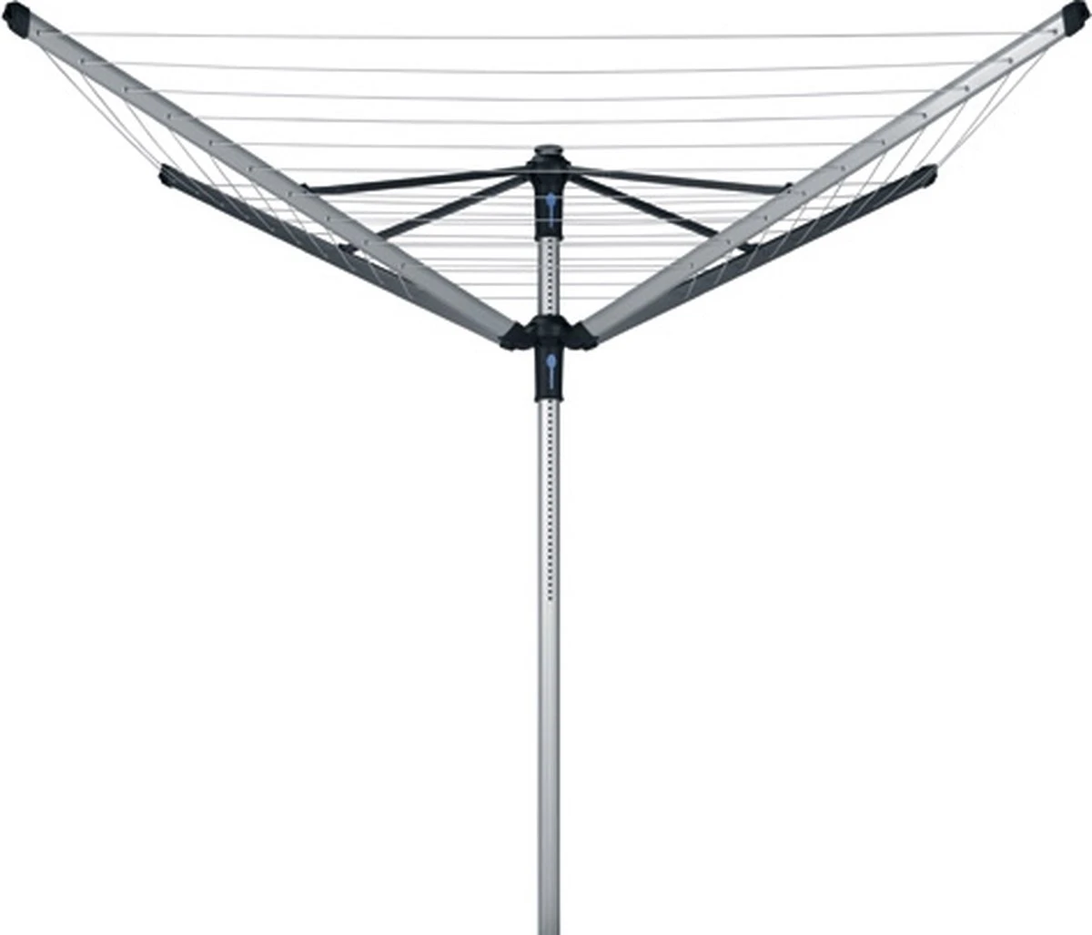 Brabantia Lift-O-Matic Advance Droogmolen Met Grondanker, Beschermhoes En Wasknijpertasje - 50 M - Metallic Grey - Image 16