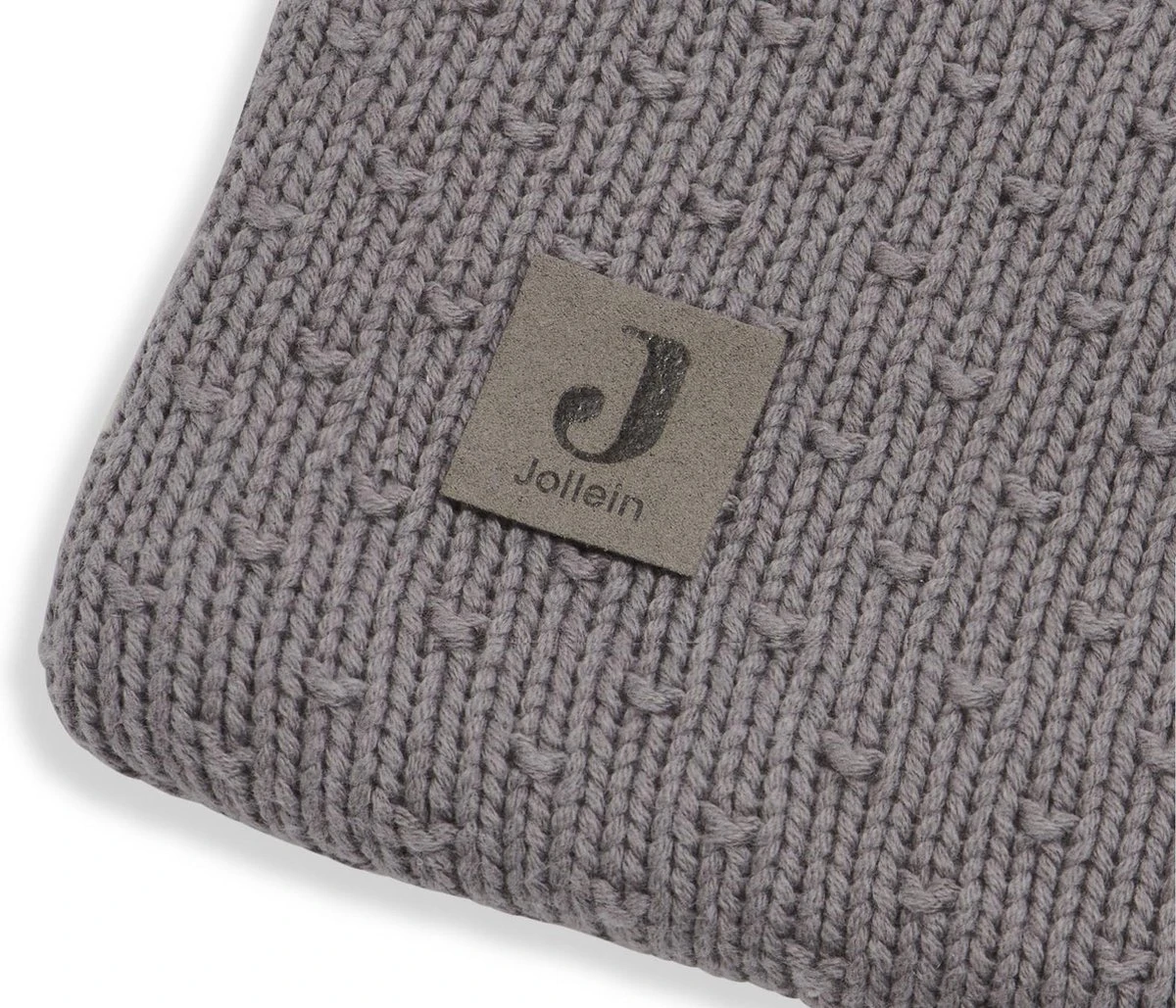 Jollein Boxkleed Bliss Knit 75x95cm - Storm Grey - Image 8