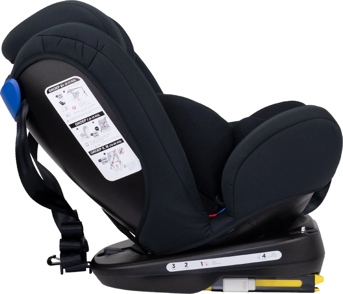 Autostoel Novi Baby® Goliath Premium 0-1-2-3 Isofix Rotation All Black - Image 7