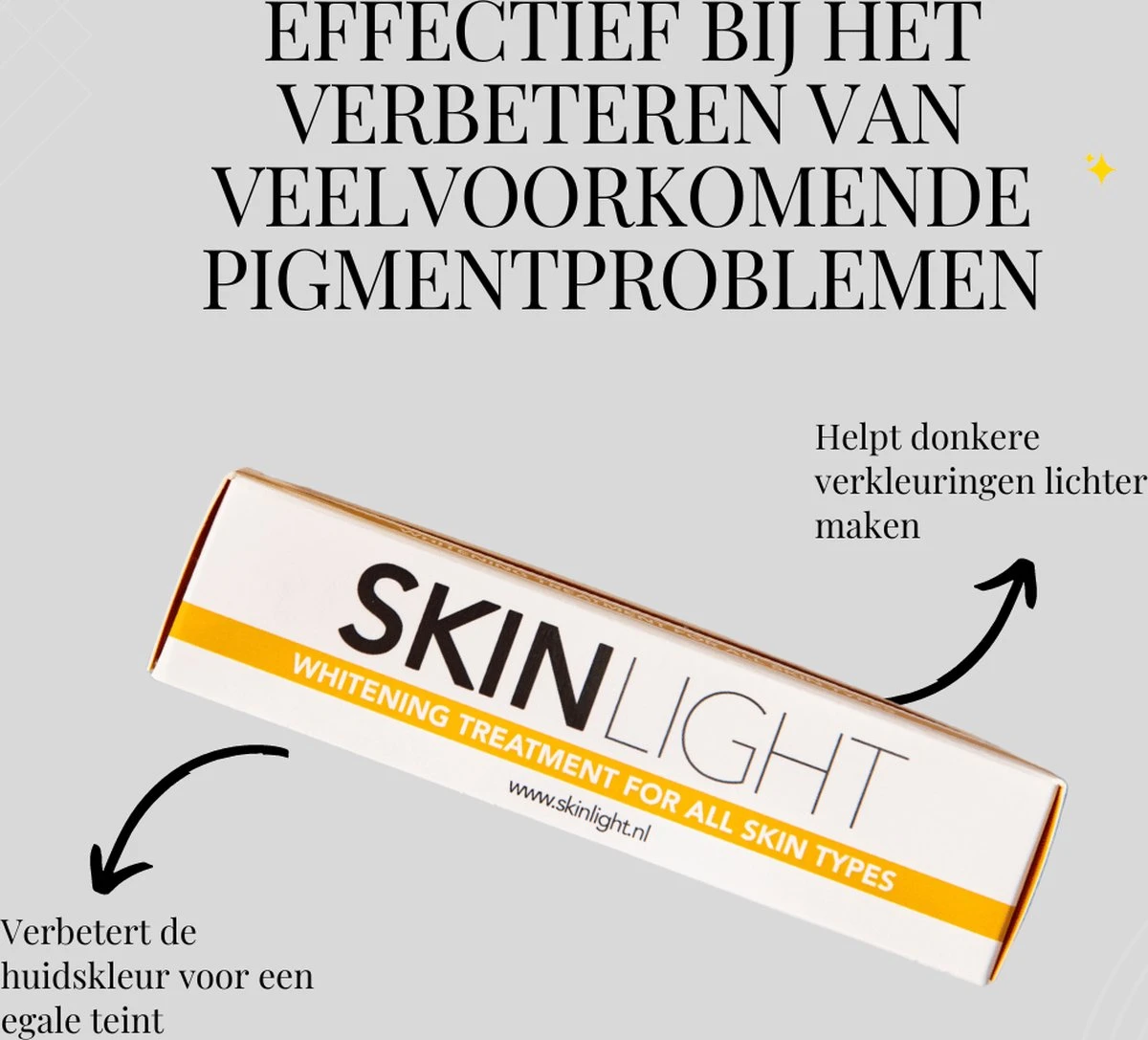Skinlight Huidbleekcreme - 60ml - Alle Huidtypes - Maakt De Huid Tot 3 Tinten Lichter - Image 2