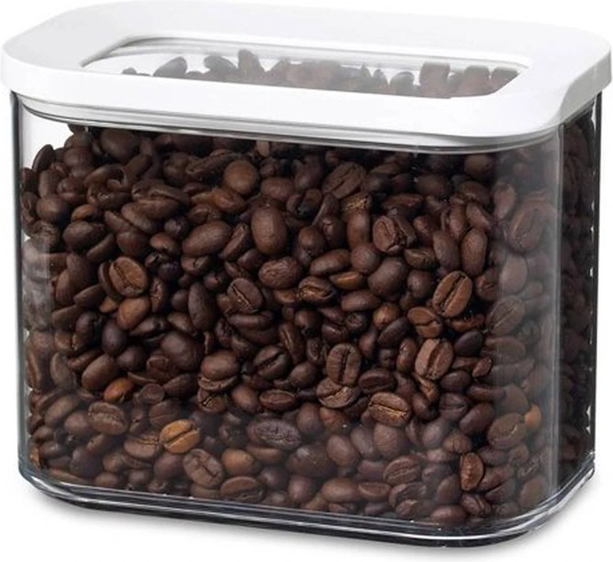 Mepal – Bewaardoos Modula 1000 Ml – Wit –– Voorraaddoos - Bewaardoos Met Deksel – Luchtdicht – Transparant - Stapelbaar - Image 3