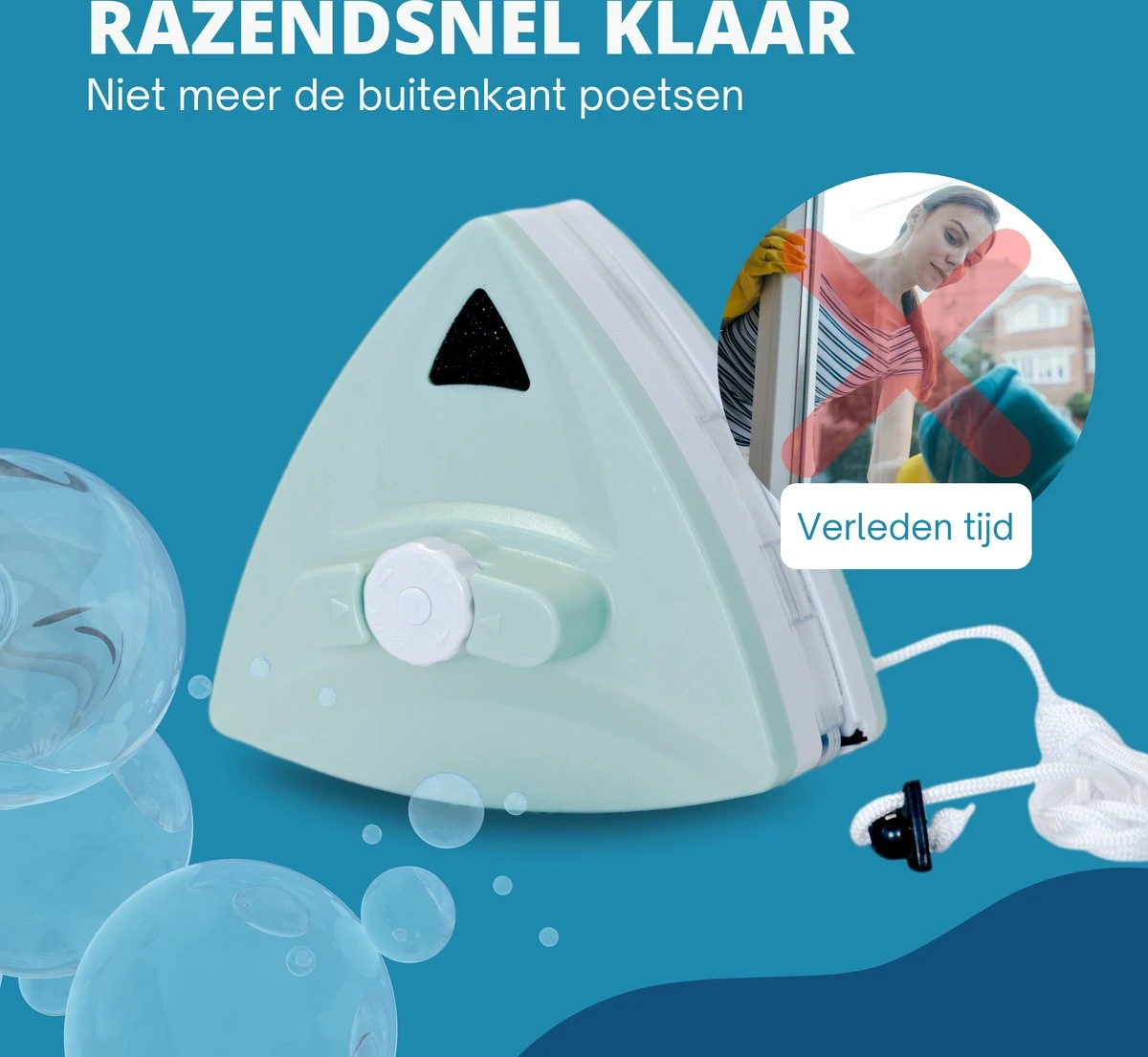 Hoopy Pro™ Magnetische Raamwasser - Magnetische Raamwasser Voor Dubbel Glas - Ruitenreiniger - Ramenwasser - Image 3
