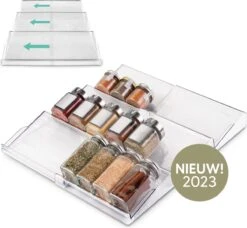 Johannes & Co - 2 Set Kruidenrek Voor Lade - Keuken Organizer - Kruiden Organizer