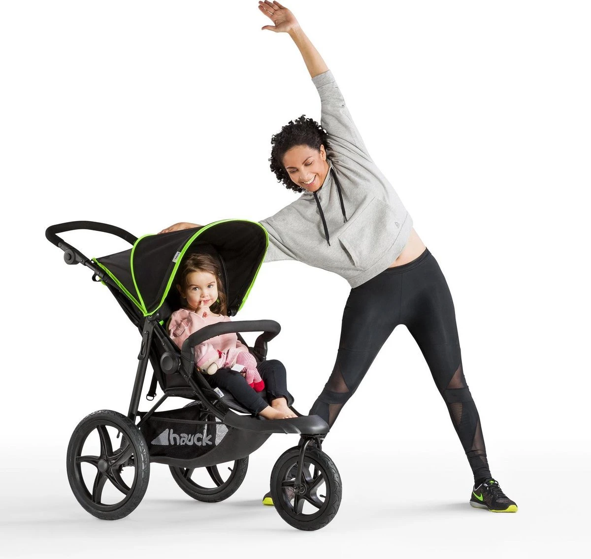 Hauck Runner Kinderwagen - Zwart/Neon Geel - Image 7