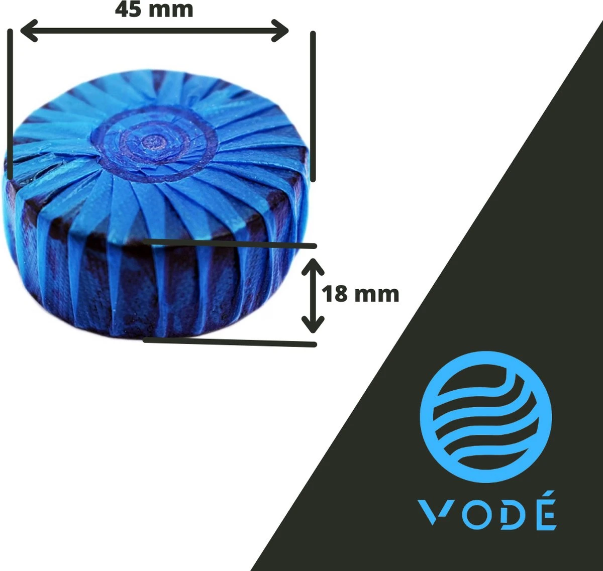 VODÉ Toiletblokjes Inbouwreservoir 28 Stuks - Voordeelverpakking – WC Blokjes – Stortbakblokjes – Geschikt Voor Geberit | Grohe - Lavendel Geur - Image 5