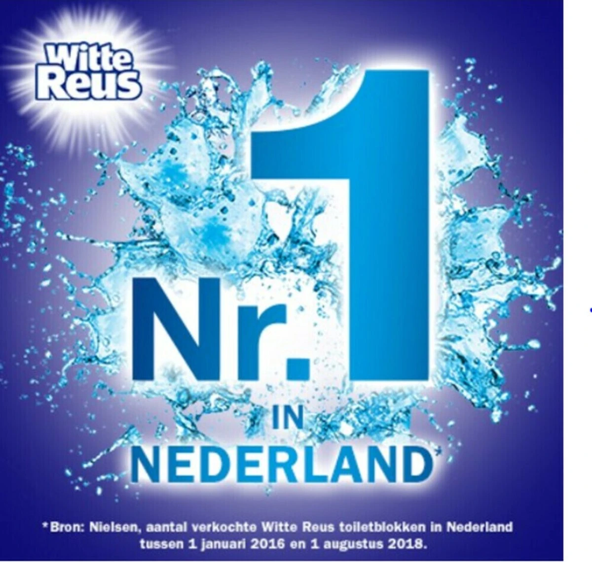 Witte Reus Blauw Actief Toiletblok - Hygiëne - WC Blokjes Voordeelverpakking 20 Stuks - Image 3