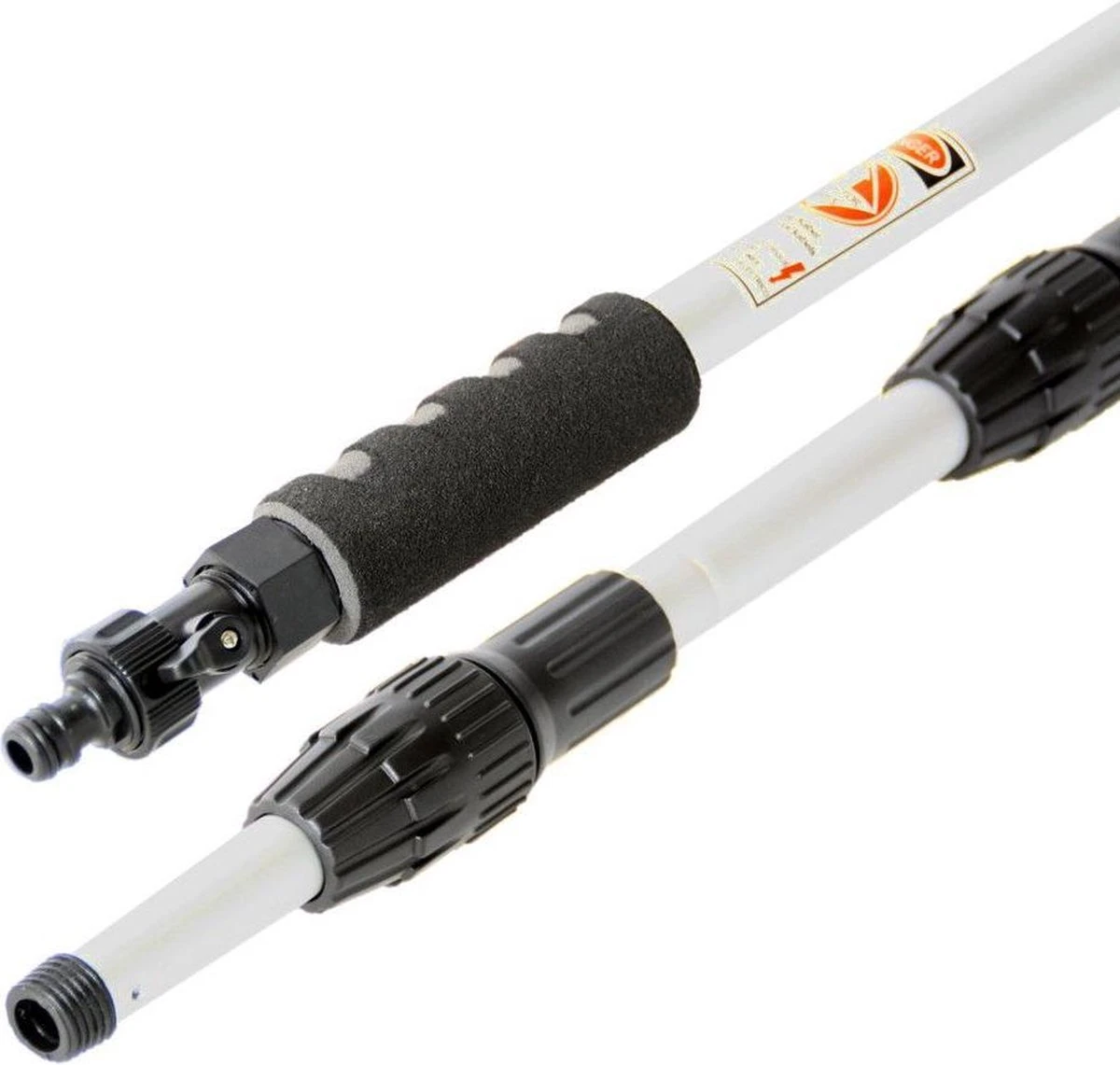 Zonnepanelen / Auto / Ramen Wassen Telescoopsteel Met Borstel Waterdoorlatende Wasborstel Met Telescopische Steel 4 Meter En Gardena Aansluiting / Wasborstel Met Uitschuifbare Telescoopsteel Met Waterdoorvoer - Image 6