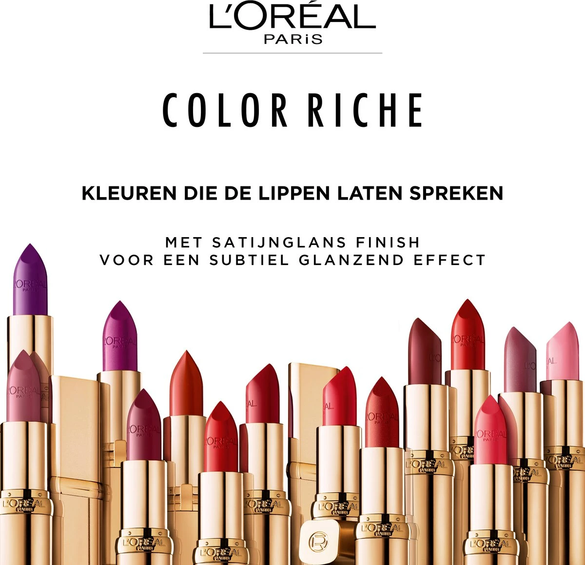 L’Oréal Paris Make-Up Designer Color Riche Satin Lipstick - 231 Sepia Silk - Nude - Verzorgende Lippenstift Met Arganolie Voor Een Comfortabel Gevoel - 4,54 Gr - Image 7