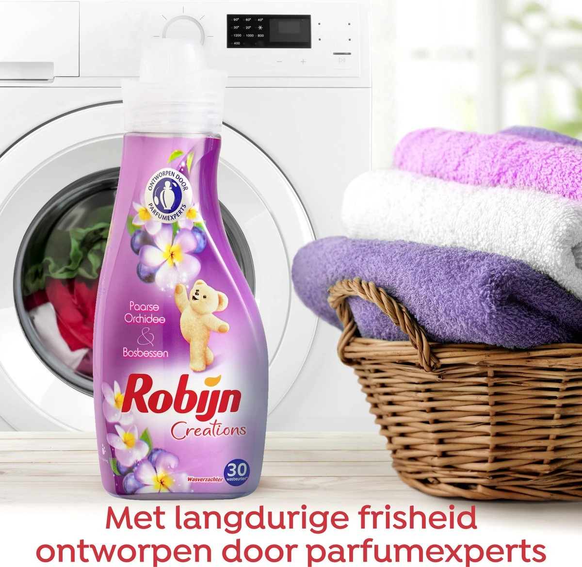 Robijn Creations Paarse Orchidee & Bosbessen Wasverzachter - 8 X 30 Wasbeurten - Voordeelverpakking - Image 4