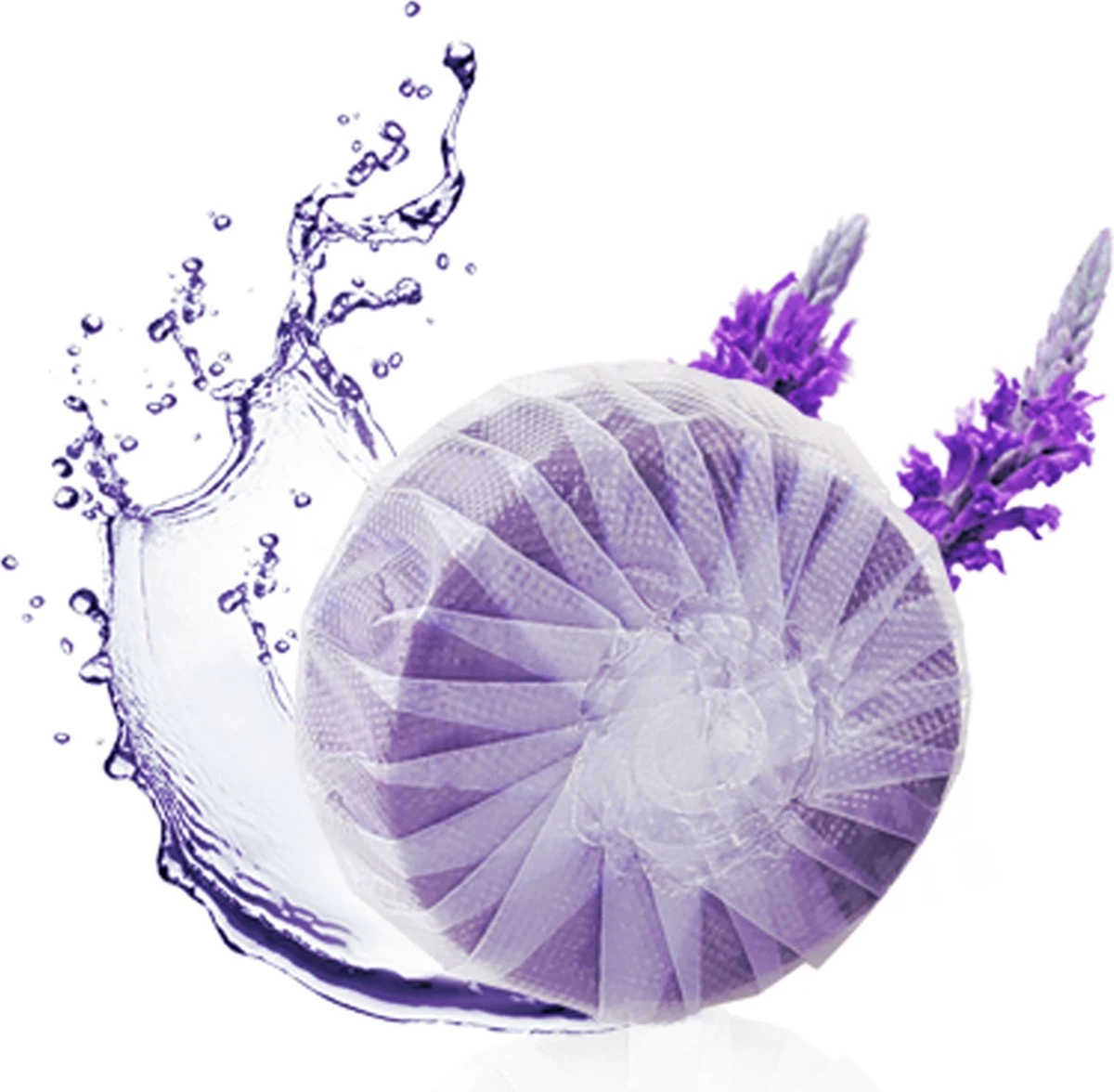 PROSIN® Toiletblokjes Inbouwreservoir - WC Discs - Lavendel - WC Blokjes - Toiletblokjes - Toiletblokken - Toiletblokjes Geberit - Stortbakblokjes Toilet - WC Blokjes Voordeelverpakking - WC Blokjes Inbouwreservoir - Toiletblok - Paars Water - Image 2