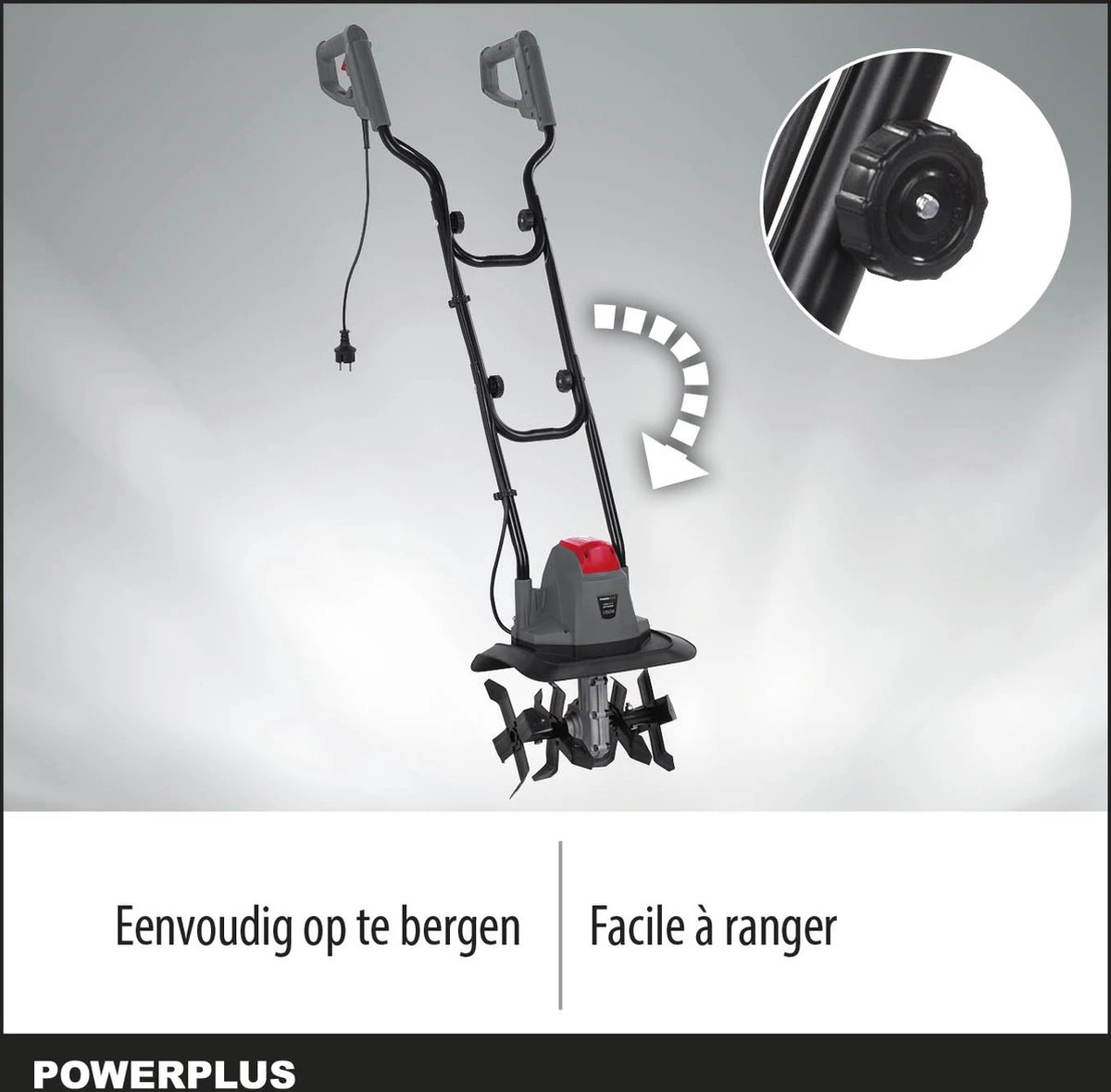 Powerplus POWEG7010 Tuinfrees - 1050W - Werkbreedte 320mm - Werkdiepte Max. 220mm - Incl. 4 Messen - Image 4