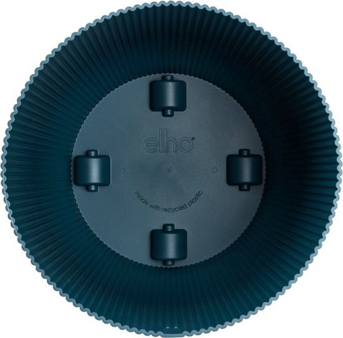 Elho Vibes Fold Rond Wielen 35 - Bloempot Voor Binnen - Ø 34.9 X H 32.4 Cm - Diepblauw - Image 5