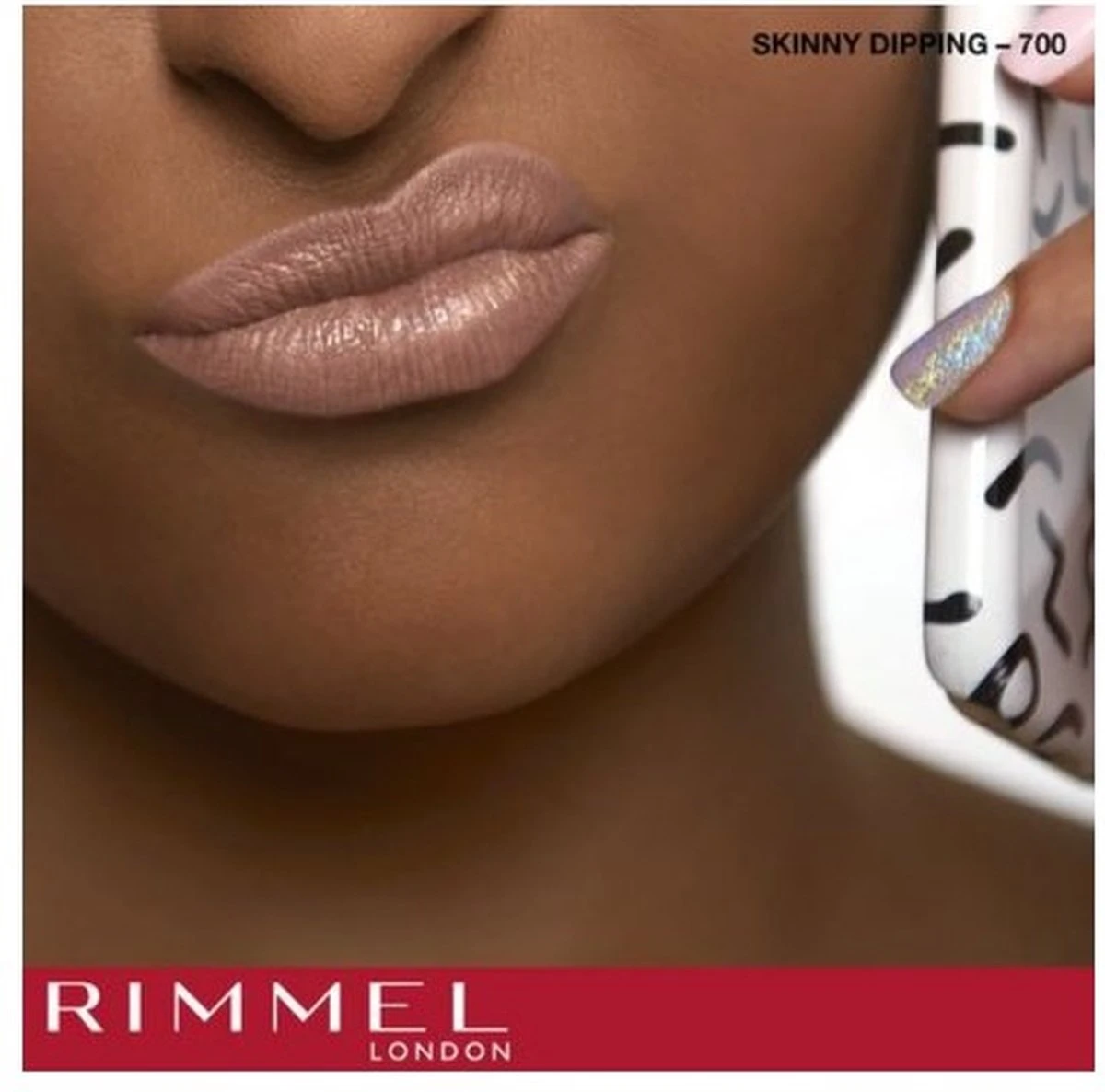 Rimmel London Provocalips Kiss Proof 16 Hr Liquid Lip - 700 Skinny Dipping - 7 Ml - Nude - Image 13