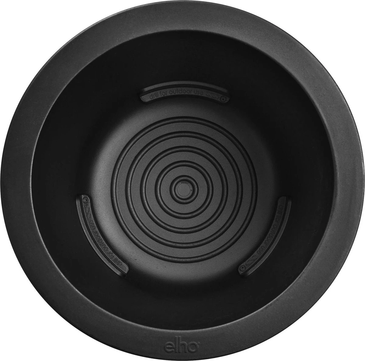 Elho Pure Coupe 41 - Bloempot Voor Binnen & Buiten - Ø 41.3 X H 57.9 Cm - Zwart/Zwart - Image 7