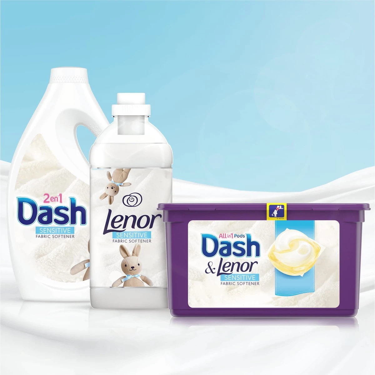 Lenor Caresse Sensitive - Wasverzachter - Voordeelverpakking 8 X 45 Wasbeurten - Image 5