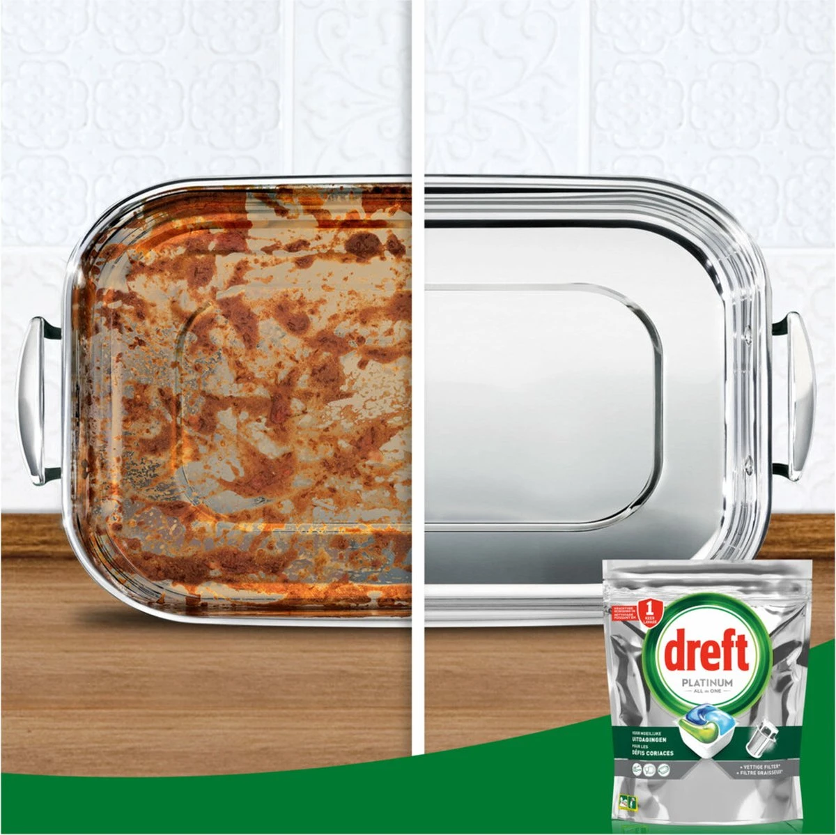 Dreft Platinum All In One Vaatwascapsules Citroen 170 Stuks - Image 2