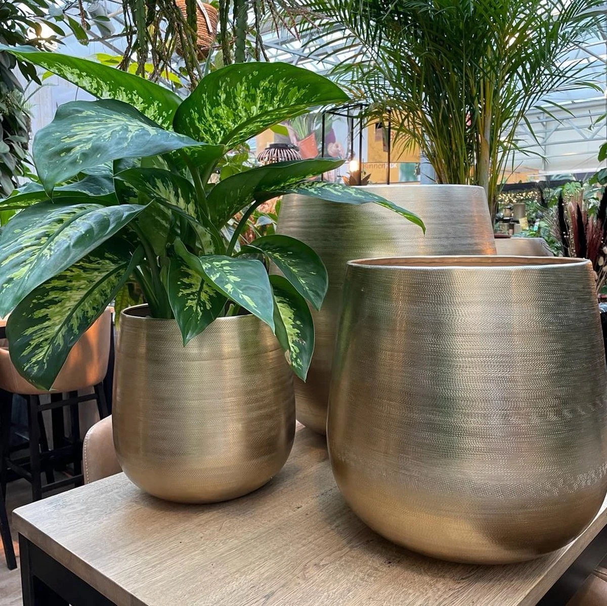 Merkloos Karakter Pot Alu Neo Gold ø40x40cm - Image 2