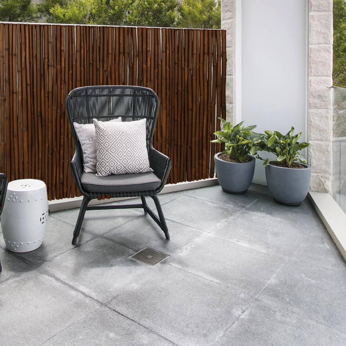 Sol Royal B23 – Premium Bamboe Tuinscherm 100x250cm Donkerbruin – Geharde Bamboestokken Ø 2-3cm – Weerbestendige Balkonscherm - Image 8