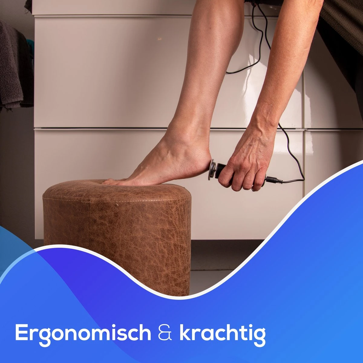 LifeWise Elektrische Eelt Verwijderaar - Voetvijl - 60 Vervangbare Schuurpads - Netstroom Adapter - Image 8