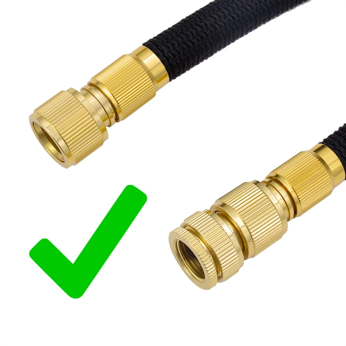 In Round Flexibele Tuinslang – 22,5 Meter – Sproeikop, Tuinslanghouder - Image 5