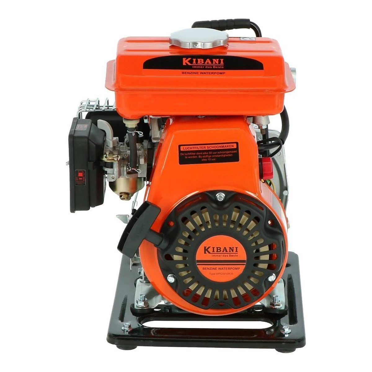 Kibani Waterpomp 8.000 Liter P/uur - 98 Cc / 1.5 PK 4-takt Benzine Motor - 4000 Toeren/Minuut - Doorstroming 8 M³ P/uur - Tuinpomp - Image 3