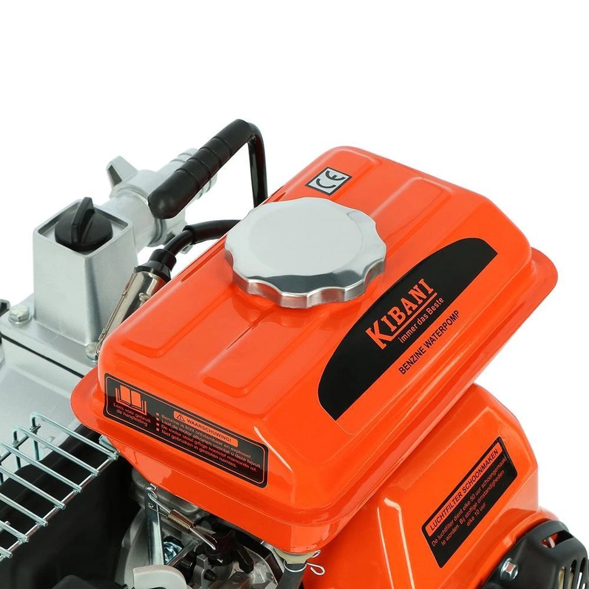 Kibani Waterpomp 8.000 Liter P/uur - 98 Cc / 1.5 PK 4-takt Benzine Motor - 4000 Toeren/Minuut - Doorstroming 8 M³ P/uur - Tuinpomp - Image 4