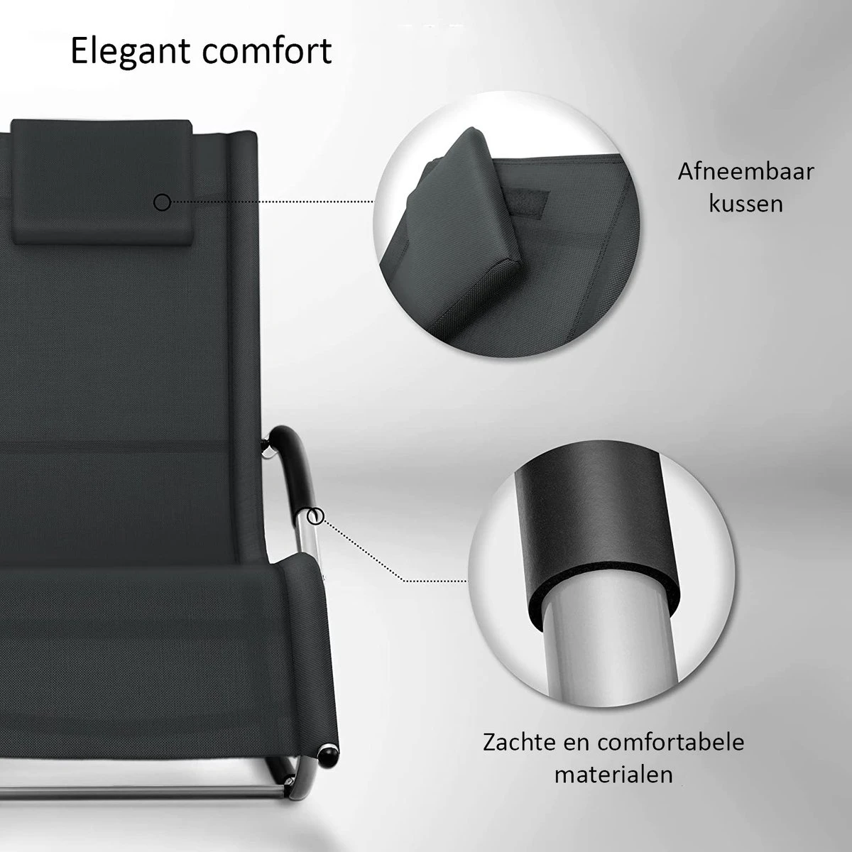 Sens Design Zonnebed - Ligbed - Weerbestendig - Antraciet - Image 5