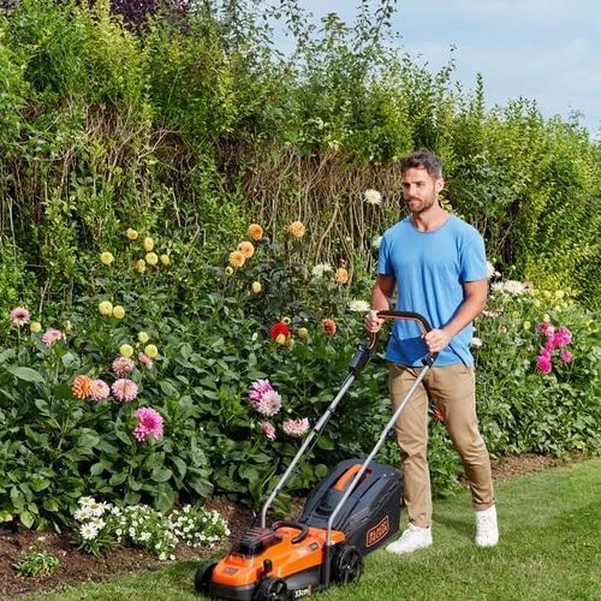 Black & Decker BLACK+DECKER BCMW3318N-XJ Grasmaaier - 18V - 33cm - Excl. Accu & Lader - Image 12