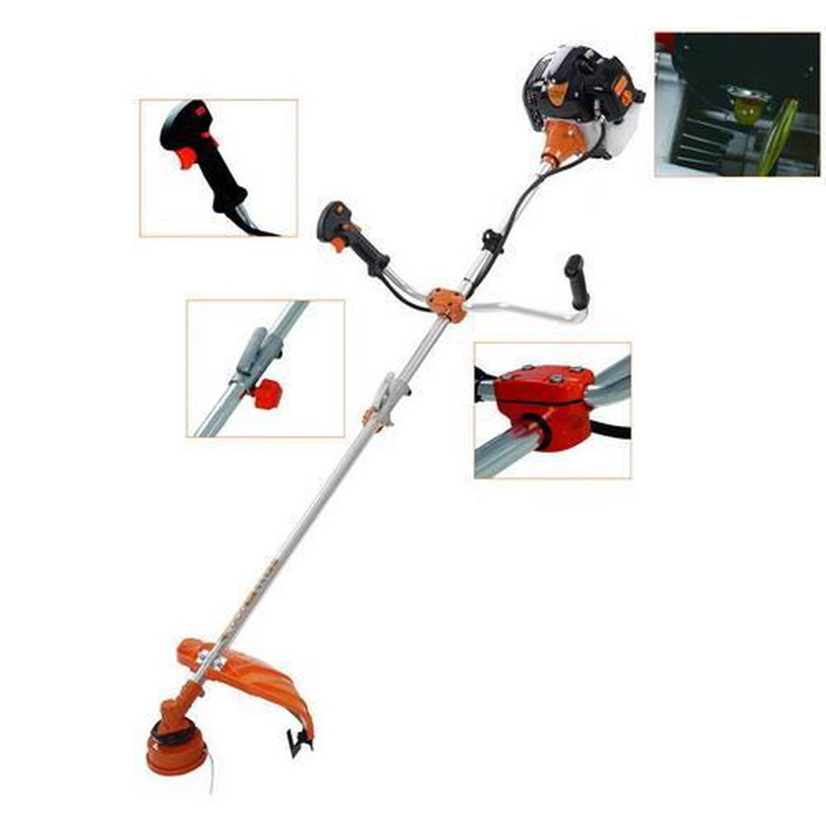 TIMBERPRO – 2in1 - Bosmaaier - Kantenmaaier - Benzine - 52 Cc - Draad En Mes - 3,0 PK - Image 4