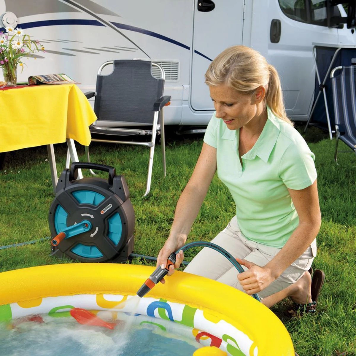 GARDENA - Classic Slangenbox - Compleet Slanghouder - 15 Meter Slang - Image 5