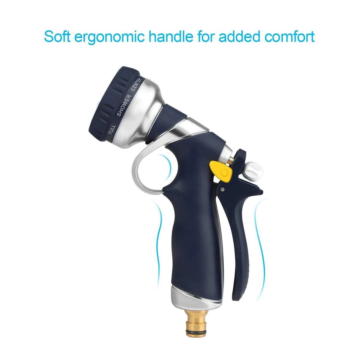 Voxon Sproeikop | Broespistool | Spuitpistool Voor Tuinslang | Metalen Constrcutie Met Soft-grip Handvat - Image 4