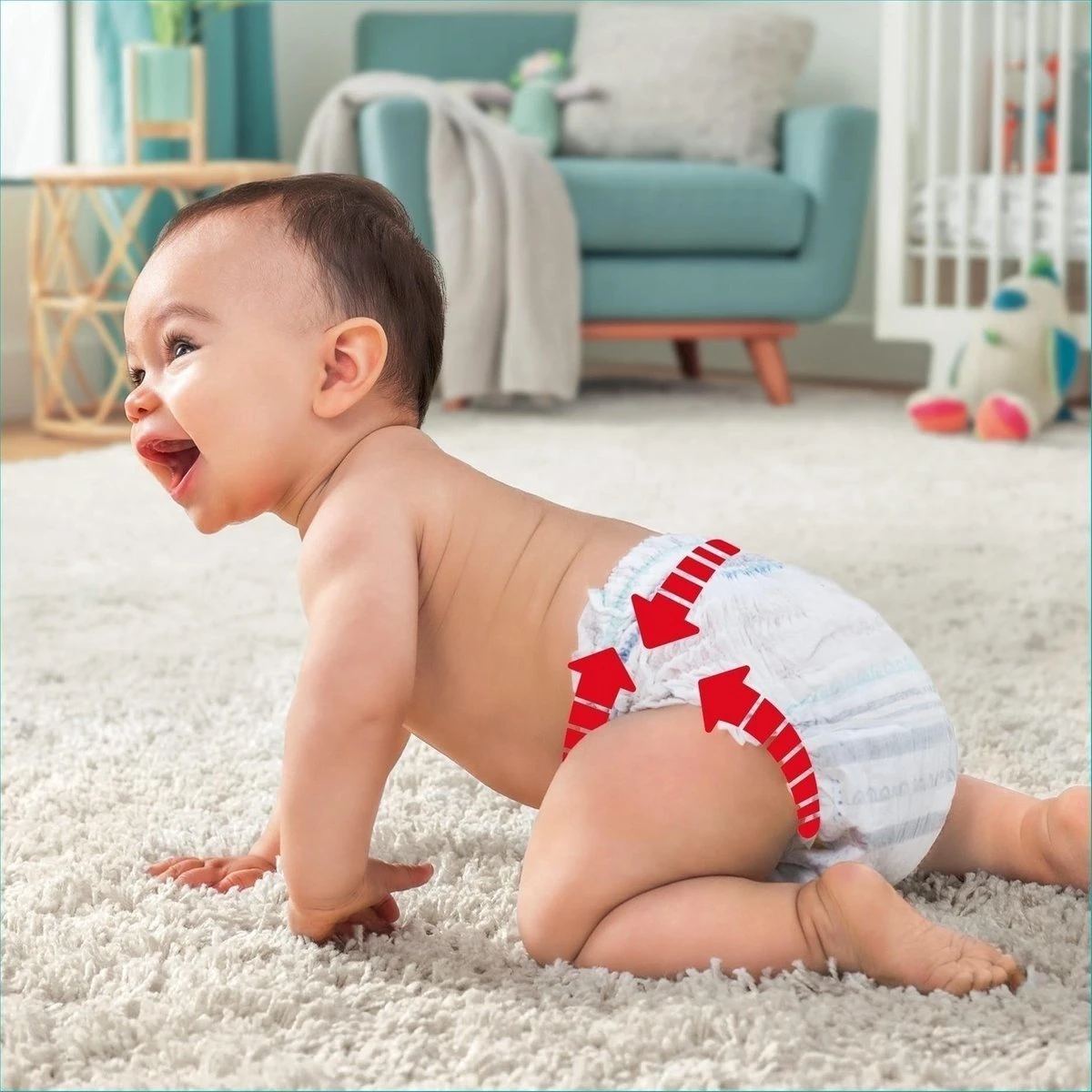 PampersĀ® Pampers Premium Protection Pants Luierbroekjes - Maat 6 (+15 Kg) - 120 Stuks - Maandbox - Image 2